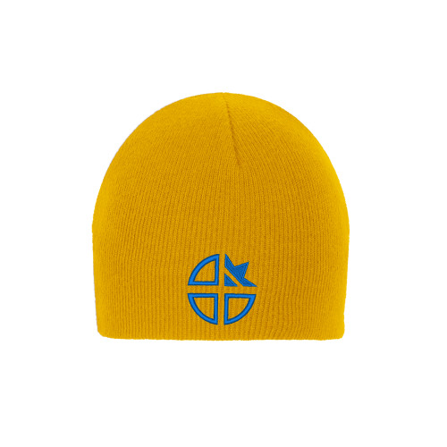  Gold Knit Beanie - Cristo Rey OKC