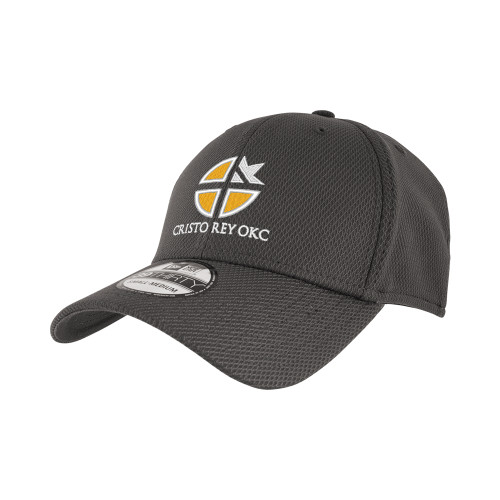  New Era Charcoal Diamond Era 39Thirty Stretch Fit Hat - Cristo Rey OKC