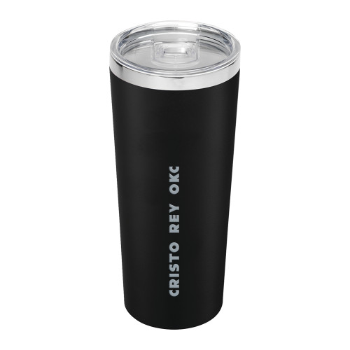  Thor Vacuum Insulated Black Tumbler 22oz - Cristo Rey OKC Engraved