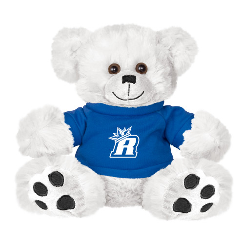  Plush Big Paw 8 1/2 inch White Bear w/Royal Shirt - R Royals