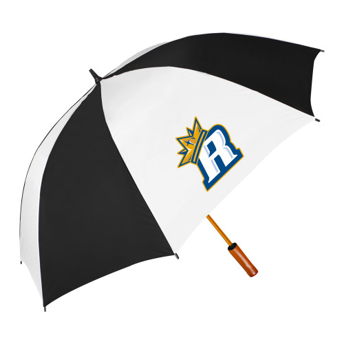  64 Inch Black/White Umbrella - R Royals