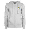 Thumbnail image for  ENZA Womens White Fleece Full Zip Hoodie