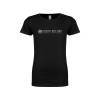 Thumbnail image for  Next Level Girls Black Fashion Fit T Shirt