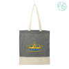 Thumbnail image for  Split Recycled Black Cotton Twill Convention Tote