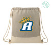 Thumbnail image for  Split Recycled Cotton Grey/Natural Drawstring Bag