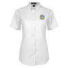 Thumbnail image for  Womens White Twill Button Up Short Sleeve