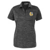 Thumbnail image for  Womens Charcoal Honeycomb Jacquard Polo