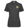 Thumbnail image for  Womens Silk Touch Charcoal Pique Polo
