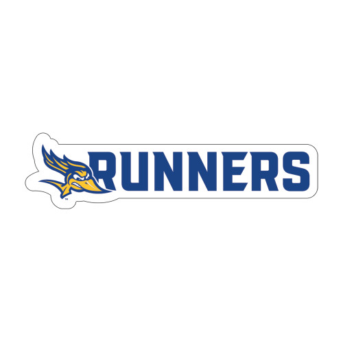  Large Decal - Mascot `Runners Wordmark