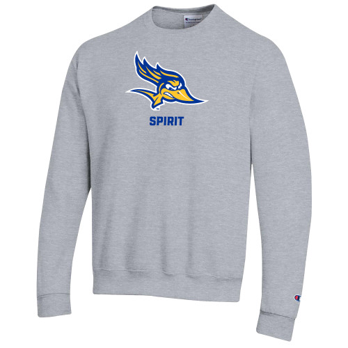  Champion Heather Grey Fleece Crew - Spirit