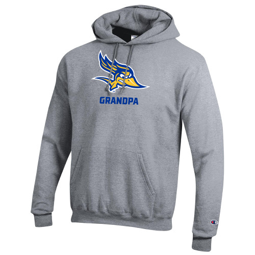  Champion Heather Grey Fleece Hoodie - Grandpa