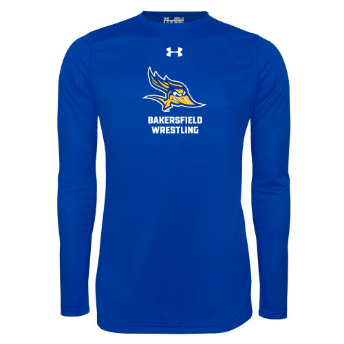  Under Armour Royal Long Sleeve Tech Tee - Wrestling Under Armour