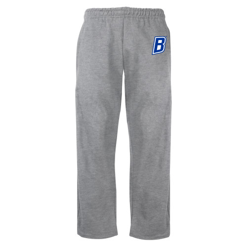  Grey Fleece Open Bottom Pant - B Mark