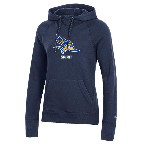  Champion Womens Navy Pull Over Hood - Spirit