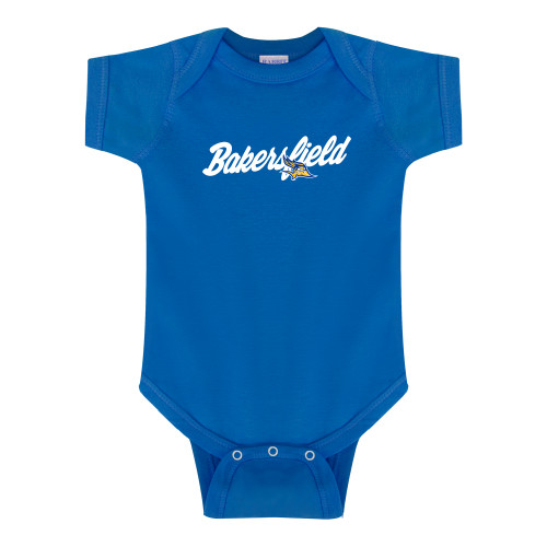  Royal Infant Onesie - Mascot Bakersfield Script Wordmark