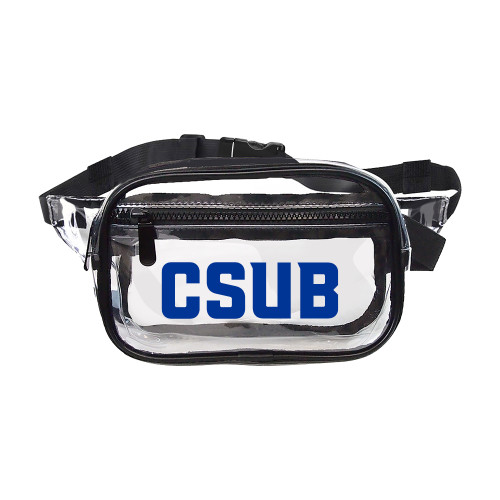  Clear Fanny Pack - CSUB Wordmark