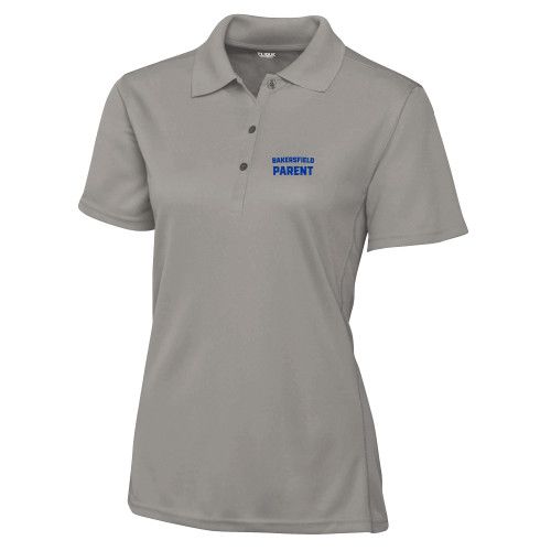  C&B Womens Silver Clique Ice Pique Polo - Parent