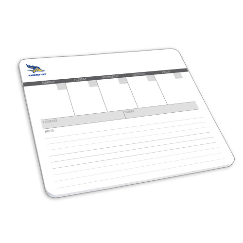  Mousepad/Week At A Glance Note Pad - Mascot Bakersfield