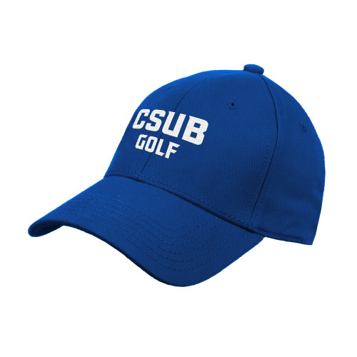  Royal Structured Adjustable Pro Style Hat - Golf Block Wordmark