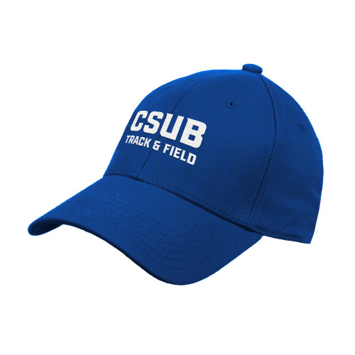  Royal Structured Adjustable Pro Style Hat - Track and Field Block Wordmark