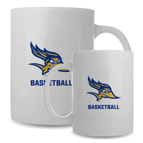  Full Color White Mug 15oz - Basketball