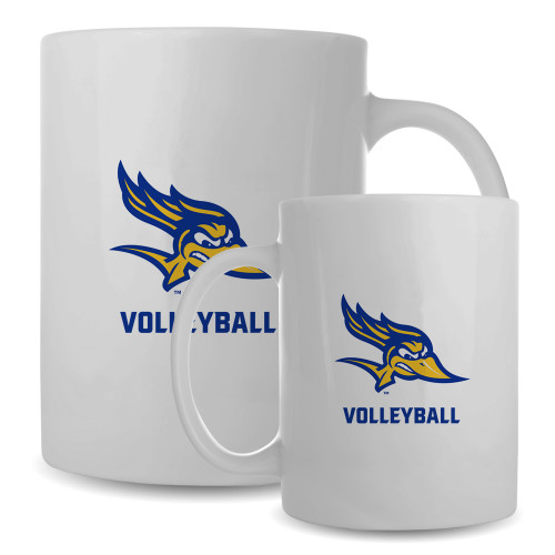  Full Color White Mug 15oz - Volleyball