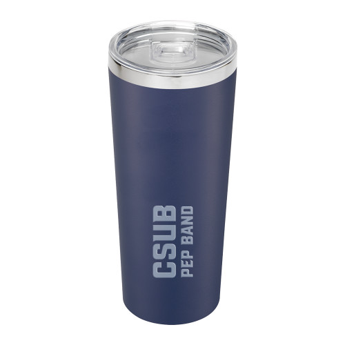  Thor Vacuum Insulated Navy Tumbler 22oz - Pep Band Block Wordmark Engraved