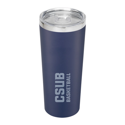  Thor Vacuum Insulated Navy Tumbler 22oz - Basketball Block Wordmark Engraved