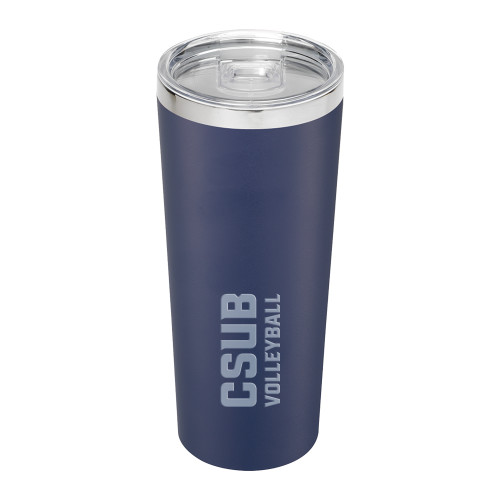  Thor Vacuum Insulated Navy Tumbler 22oz - Volleyball Block Wordmark Engraved