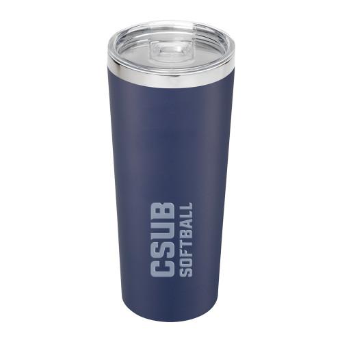  Thor Vacuum Insulated Navy Tumbler 22oz - Softball Block Wordmark Engraved