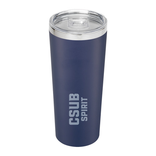  Thor Vacuum Insulated Navy Tumbler 22oz - Spirit Block Wordmark Engraved
