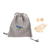 Thumbnail image for  Bamboo Golf Tee Set w/ Grey Recycled Pouch