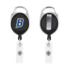 Thumbnail image for  Black Oval Retractable Badge Holder w/Clip