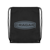 Black Drawstring Backpack-Cragar