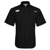 Columbia Tamiami Performance Black Short Sleeve Shirt-Cragar