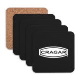 Hardboard Coaster w/Cork Backing 4/set-Cragar