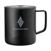 Rover Camp Vacuum Insulated Black Mug 14oz-The Carlstar Group  Engraved
