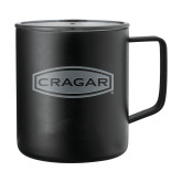 Rover Camp Vacuum Insulated Black Mug 14oz-Cragar  Engraved