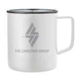 Rover Camp Vacuum Insulated White Mug 14oz-The Carlstar Group  Engraved