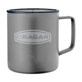 Rover Camp Vacuum Insulated Gray Mug 14oz-Cragar  Engraved