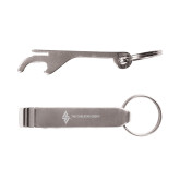 Aluminum Silver Bottle Opener-The Carlstar Group Wordmark  Engraved