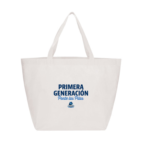  Yaya Non Woven White Shopper Tote - Cal State San Marcos Ponte las Pilas