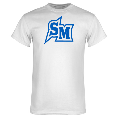  White T Shirt - SM Primary Mark - CSUSM