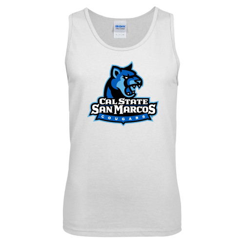  White Tank Top - Primary Logo