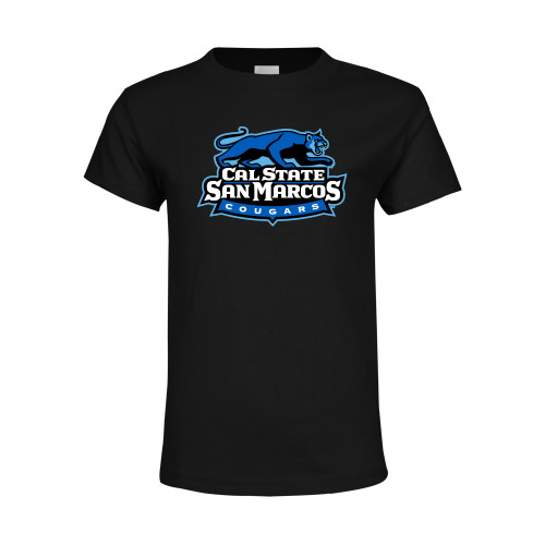  Youth Black T Shirt - Secondary Logo