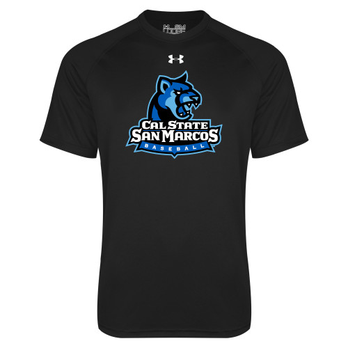  Under Armour Black Tech Tee - Baseball