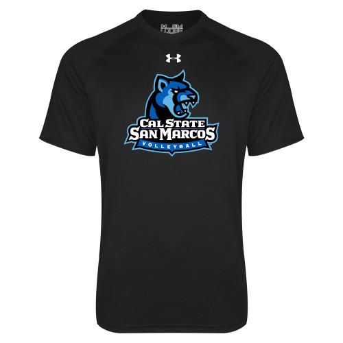  Under Armour Black Tech Tee - Volleyball