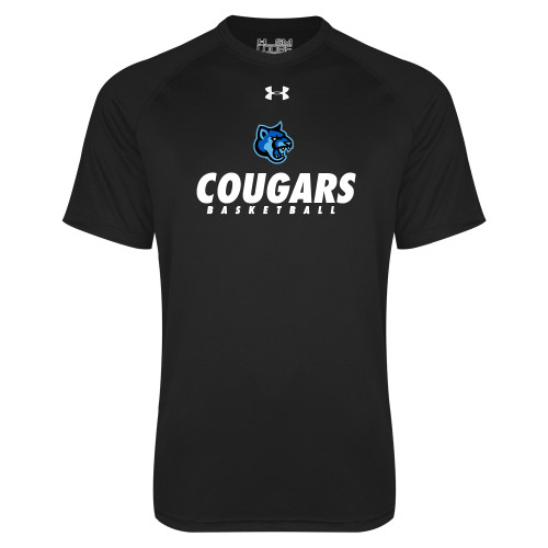  Under Armour Black Tech Tee - Basketball Stacked