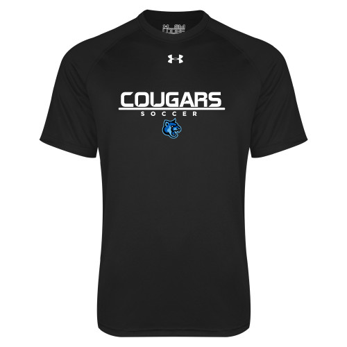  Under Armour Black Tech Tee - Soccer Stacked