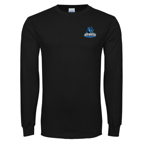  Black Long Sleeve T Shirt - Primary Logo